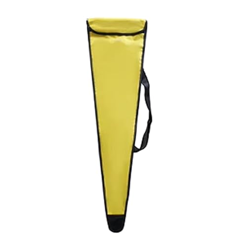 WANGCEPLSD Fencing Storage Bag, Sword Bag with Shoulder Strap, 1680D Waterproof Oxford Cloth, for Foil Epee and Saber(Yellow)