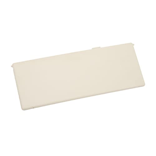 Car Sun Visor Mirror Cover, Heat Resistant Sun Shade Mirror Shell Vanity Mirror Frame Replacement for Range Rover Sport 2010?2013 (Beige)