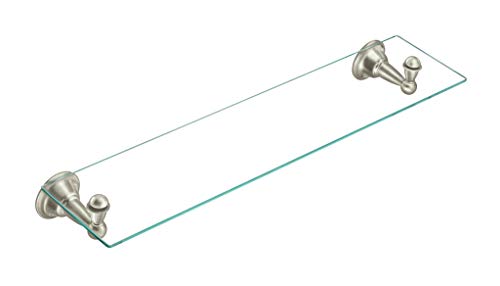 Moen Dn6890Bn Sage Glass Bathroom Vanity Shelf, Brushed Nickel #TOP1