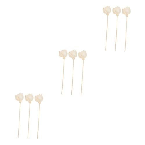 PRETYZOOM 9 Difusores De Aceite Perfumado De Aromaterapia De Peonía Difusor De Fragancia Varillas Difusoras para Varillas De Aroma Secas Difusor De Aroma para El Hogar Difusor De Flores