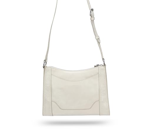 Image of Frye Women's Melissa Zip Crossbody Bag, Stylish Handbag with Adjustable Strap & Pockets