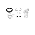 RILDWO 42049 RV Toilet Flush Water Valve Replacement Kit,for Thetford Aqua Magic II Permanent Toilets.with Closet Flange Seal, Rv Toilet Parts