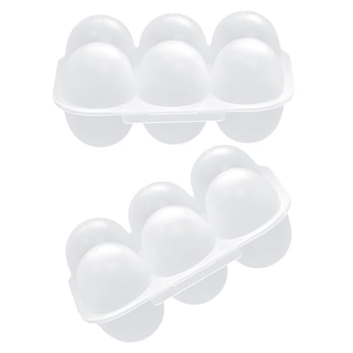 Hohopeti 2個 格カバー付き卵収納ケース 大容量冷蔵庫用卵ホルダー 保鮮防塵設計 家 レストラン向け