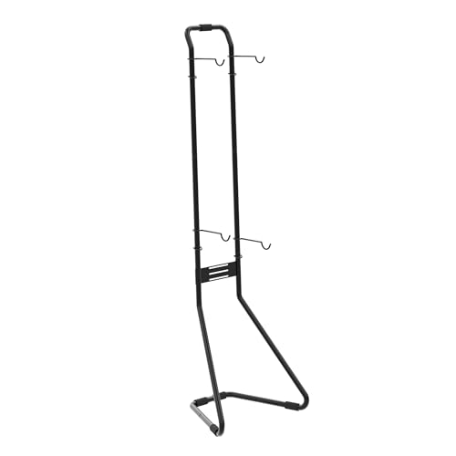 Wiltec Portabici Universale per 2 Biciclette 66,5 x 55,8 x 219 cm, portabiciclette autoportante, Supporto Bici Regolabile in Altezza