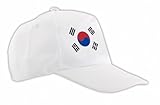 Gorra Blanca Bandera Corea del Sur Pais Gobierno Coreano Color Cap