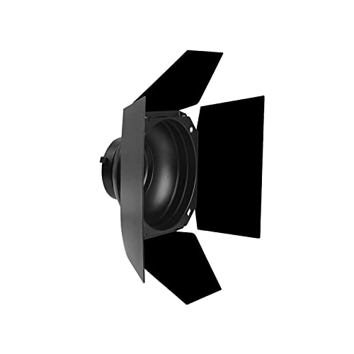 Aputure Barndoors pour Aputure 120/300 Serie, Amaran Serie avec Monture Bowens, Construction Métallique Durable, Tissu Velours à 4 Feuilles, Nid d'abeille et Support Magnétique pour Gel Cover