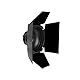 Aputure Barndoors - Abschirmklappen für Aputure 120/300 Serie, Amaran Serie mit Bowens-Mount, Robuste Metallkonstruktion, 4-Blättriger Samtstoff, Wabe und Magnetischer Gel-Halter