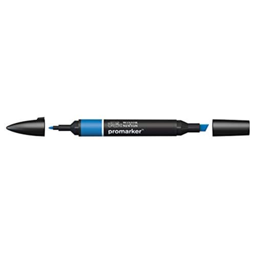 Image of Winsor & Newton Promarker, Alcohol Based Markers, French Navy (B445), Double Tipped Drawing Marker Set for Artists, Graphic Designers, Illustrators - Chisel & Fine Twin Tip, Streak Free Coverage