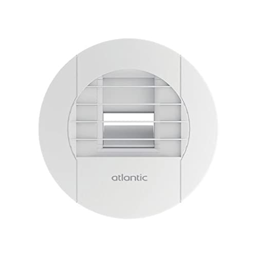 bouche d'extraction hygroréglable - cuisine - diamètre 125 mm - 10/45 m3/h - a piles - atlantic 542569