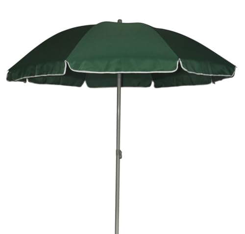 Trend Line Sonnenschirm grün Ø 180 cm UV-Schutz: 60+ Sonnenschutz Strandschirm
