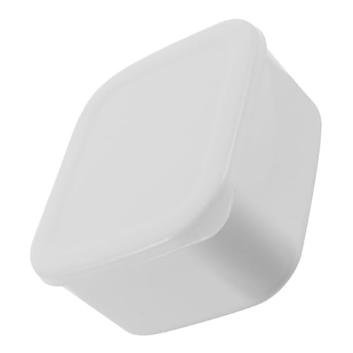 Garneck Box Cheese Crisper Freezer Fruit Airtight Food Container Food Serving Cases Cheese Container for Fridge Stackable Food Containers Holder Butter Kitchen Cheese Container White Pp