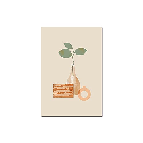 Dessin au trait moderne affiche botanique triptyque 40x60cm - 3
