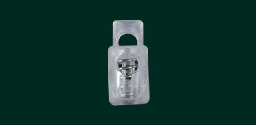 Kordelstopper für Bändchenrollos, transparent / 10 Stück