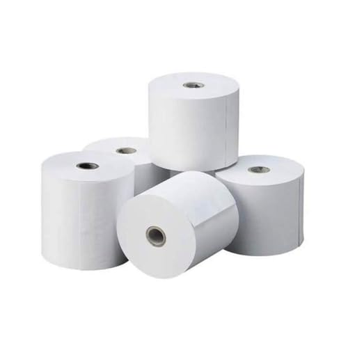 Rollos de papel térmico 80x80 Don Clever para impresoras de tickets TPV en negocios y tiendas