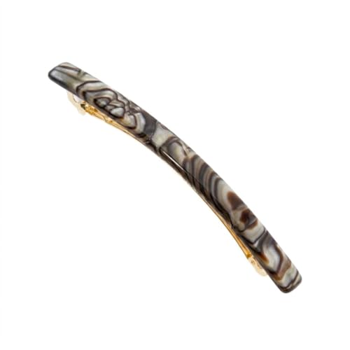 Barrette France Luxe Long and Skinny en acétate de luxe Onyx