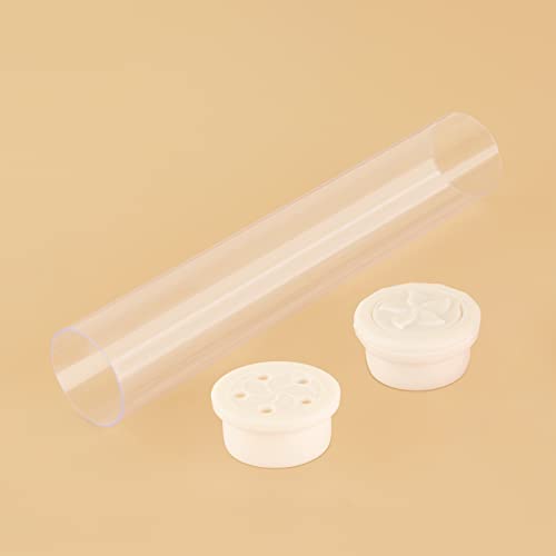 Image of BAOFALI 10pcs Large Clear Plastic Empty Tubes with Lid - Transparent Test Tube Container Set for DIY Craft Supply, Candy Storage (5 x 1 inch)