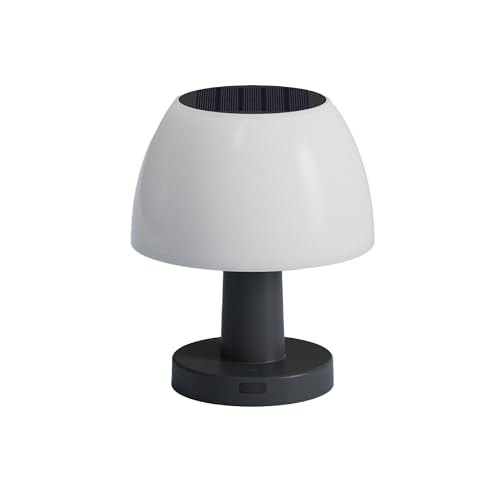 Lumisky Lampe de table solaire LED blanc 4 intensités LUMINA H13,5cm
