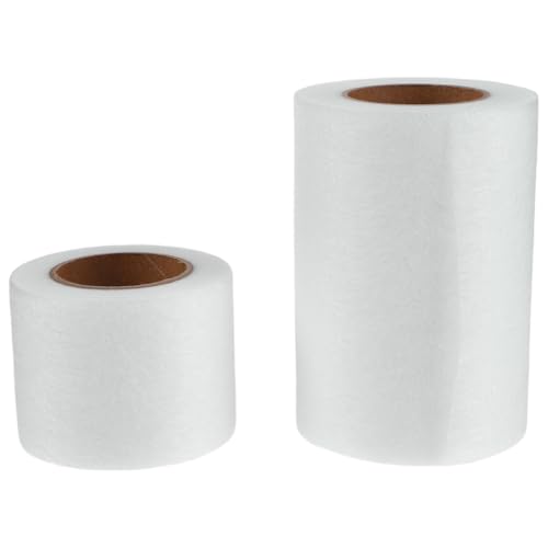 La Mejor Recopilación de Entretelas los mejores 5. 49 HOODANCOS Cinta Adhesiva Termofusible Doble Cara 2 Piezas Pegamento Para Tela Ligero Con Activación Por Plancha Adhesivo Para Manualidades Y Costura Red De Unión Para Parches Y...