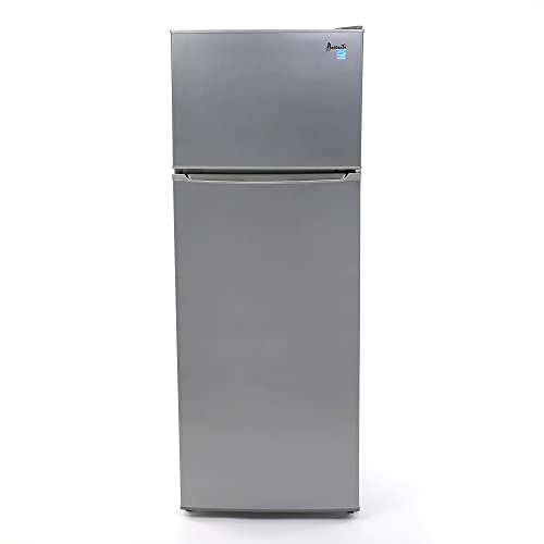 Avanti RA75V0W Apartment Refrigerator Freestanding Slim Design Full Fridge with Top Freezer for Condo, House, Small Kitchen Use, White