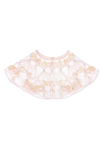 Princess Cape for Girls - Sparkle Sequin Beaded Shawls and Wraps for Dresses