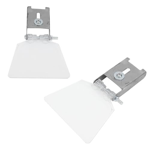 KooingTech Bench Grinder Eyeguard, 2PCS, Silver, Stainless Steel, Universal, Easy Install, Protects from Debris & Sparks, Compatible with 125/150/200/250 Grinders - Image 6