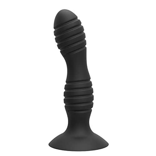 Banda base de ventosa media negra impermeable juguete de relajación de prensa manual, 18cm, 244g