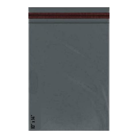 T&B® High Quality Mailing Bags Postage Packaging Grey Mailing Poly Postal Self Seal Bags Mailers Posting Shipping Post Parcels Package Bags (Grey - 10" x 14", 100) Cover