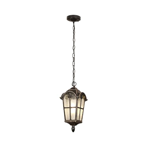 Lustre extérieur vintage pour remplacer un éclairage de balcon rouillé par l'humidité
