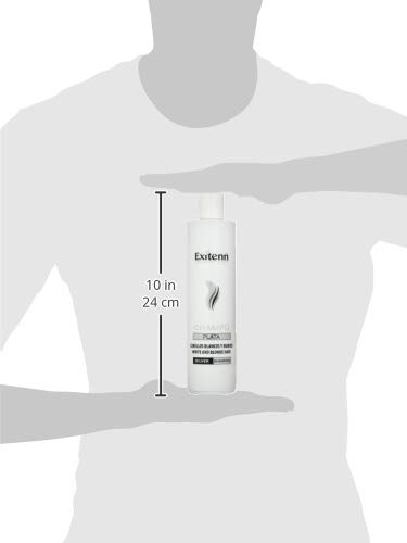Exitenn Champú Plata 500ml para Cabellos Blancos y Rubios