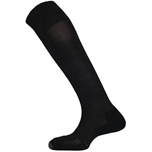 Prostar Mitre Mercury Medias de fútbol Lisas para Adultos, equipación de fútbol, Medias largas Ligeras, Medias Deportivas Transpirables, Talla 41-47, Negro