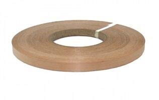 Edge Banding-EBQuick-Real Un-Finished Wood Veneer Tape, Sanded Perfectly, Pre-Glued with Hot Melt Adhesive, Easy Application Iron-On. Flexible, 13/16 Wide-Made in USA. Alder-UF-12 LF Roll