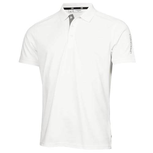 Calvin Klein Club Golf Polo Ligero Transpirable Hombre - Blanco -...