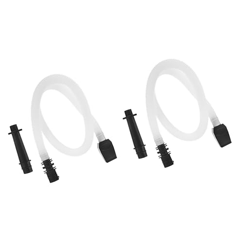 CIMAXIC 2個 マウスピース 鍵盤ピアノ フレキシブル パイプ交換部品 キーボードピアノ 交換用メロディカ楽器チューブ 楽器アクセサリー プロのメロディカ チューブ 白い Abs