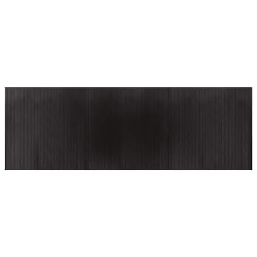 Tapis en bambou naturel de qualité supérieure en version marron - 4