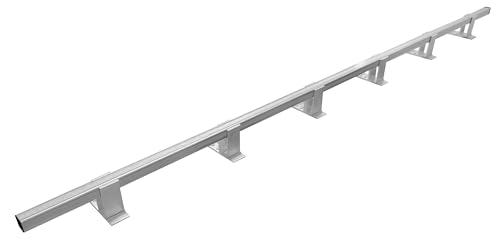 Snow Bars for Screw Down Metal Roofs, Snow Rails, Snow Guards, Galvanized Steel and Aluminum Snow Retention 6ft kit