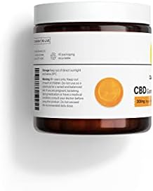 Cannaray CBD Gummies, 300mg | Regular Strength | Delicious Natural Orange | Vegan, THC-Free & GMO-Free (30 Gummies)