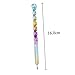 MUSISALY 2pcs Twisted Dotting Pen Colorful Rhinestone Picker Tool for Non-deformation Beads Applicator for Home School Use Durable Easy to Handle Design