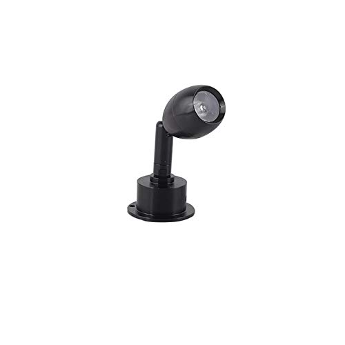 Preisvergleich Produktbild Kompaktspiegel Moderne flexible LED Schlauchwandlampe 1W 3W Badezimmerspiegel Licht Nachtlese Studie sconces führte Leuchte Lampen ( Color Temperature : Warm white 3000K , Lampshade Color : Black )