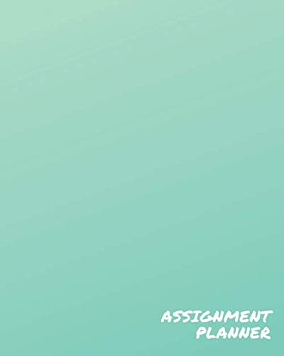 Assignment Planner: A Simple, Easy-To-Use School Homework Notebook Agenda | Includes Reminders and Notes Pages | Great for Kids with ADHD, Executive ... | Elementary, Middle, High School Stud
