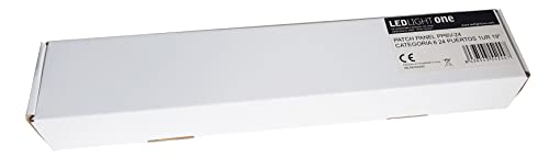 Patch Panel 24 Puertos Cat 6 para Montaje en Rack de 19" de Oficinas y Servidores 2