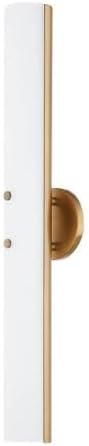 Troy Lighting Titus - 22W 1 LED Wall Sconce-25.75 Inches Tall and 4.75 Inches Wide-Patina Brass Finish
