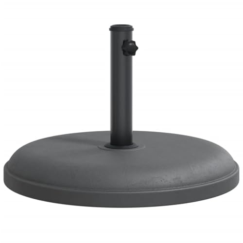 vidaXL Base de sombrilla Redonda para Palos de Ø32/35/38 mm 25 kg, Base de Parasol, Soporte para sombrilla, Base para sombrilla de Patio