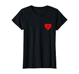 T-shirts de ski avec un coeur pour les skieuses qui aiment le ski.