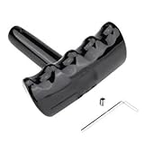 Gear Knob, T-Handle Shape Car Gear Shift Lever Knob Head Shifter for Jeep Dodge Charger Challenger(Black)