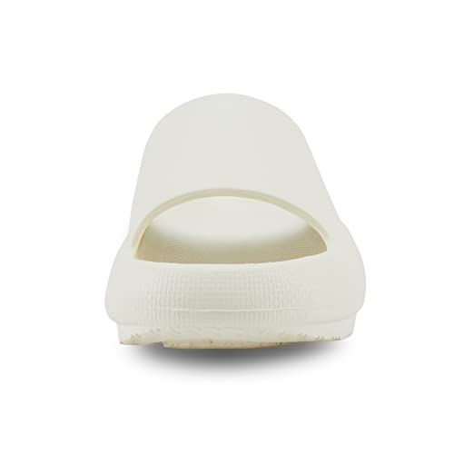 Image of welltree Slides for Women Men Pillow Slippers Non-Slip Bathroom Shower Sandals Soft Thick Sole Indoor and Outdoor Slides
