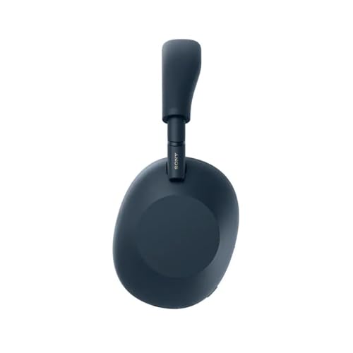 Image of SONY WH-1000XM6 Flagship Noise Cancelling Over-Ear Wireless Headphones, Signature Hi-Res Sound, Ultimate Convenience, Foldable Design, Durable Case, 30 Hour Battery, iOS & Android, Midnight Blue