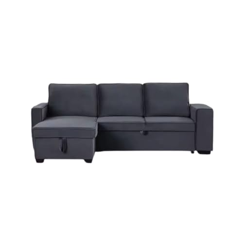 Catálogo de Sala Esquinera más recomendados. 47 LOOMBER Sofá Cama Esquinero Moscú Gris Oscuro con Baúl, Sala en L Multifuncional 3 en 1, Convertible a Cama, Almacenamiento Oculto, Ideal para Espacios Pequeños, Diseño...