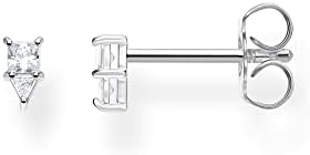 Thomas Sabo Women Single Stud Earring Triangle 925 Sterling Silver H2139-051-14