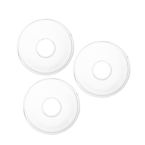 Cabilock 3pezzi Raccoglitore di Cera per Candele in Vetro Raccoglitore di Cera Goccia per Candele Piatto di Vetro di Decorativo in Vassoio per Protezione Anti-Goccia