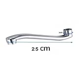 Zoom IMG-1 topolenashop canna di ricambio cromata Zoom IMG-1 topolenashop canna di ricambio cromata